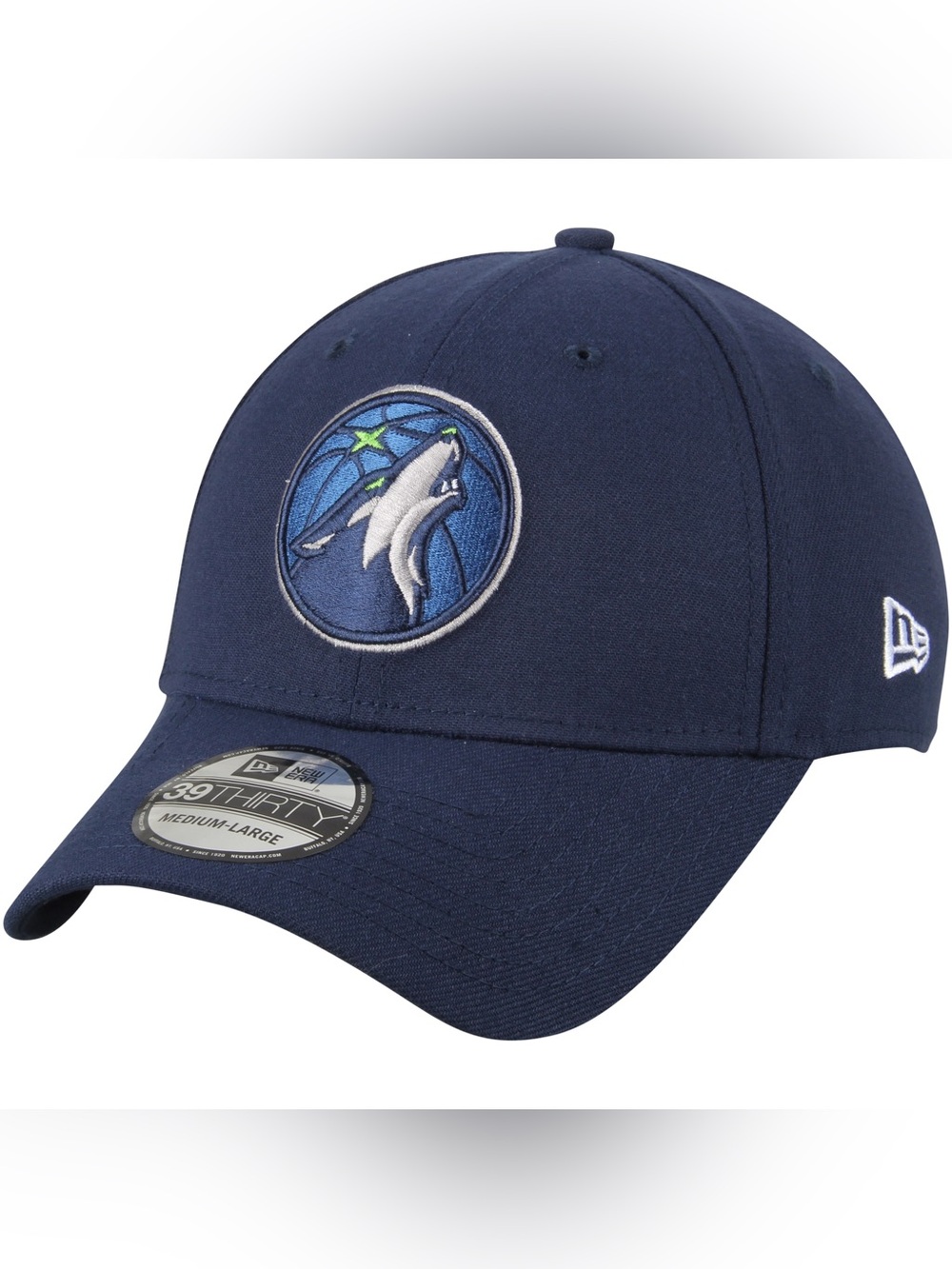 New Era Navy Blue Minnesota Timberwolves Embroidered Logo Cap